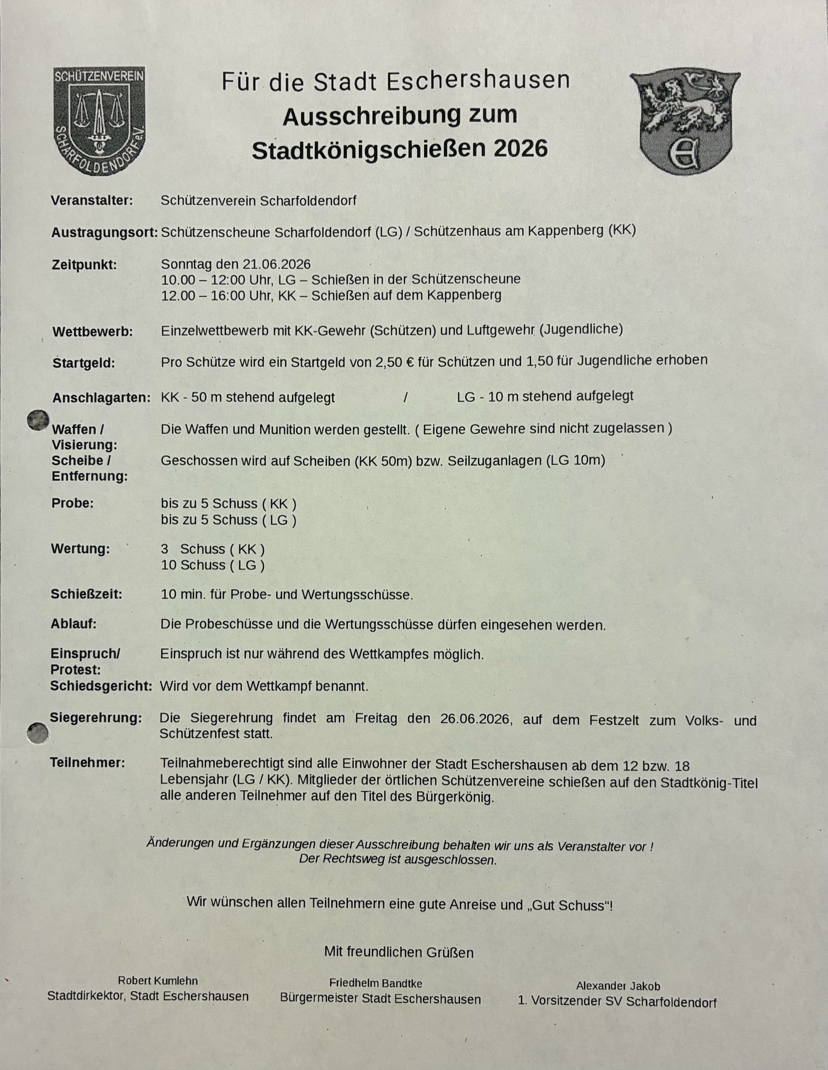 Ausschreibung 2